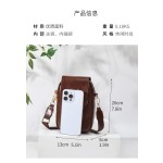 复古手机包2025广州女包工厂新款女士单肩包女生斜挎百搭包包bags